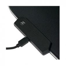Mouse pad gaming cu iluminare led RGB 90x30 negru